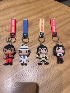 Potdemiel | Michael&Jacksons Keychains Music Idol Doll Machine Bag Charms Accessories Pendants Handbag Decoration Party Gifts Fans Souvenir