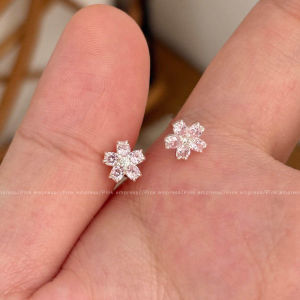 PINK EMPRESS | Cherry Blossom Pink Elegant Earrings
