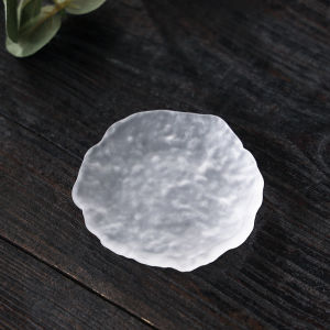 Japanese Glass Cup Saucer Glaze Kung Fu Tea Utensils Creative Coaster Japanese Tea Ceremony Saucer Tea Cup Base Mat