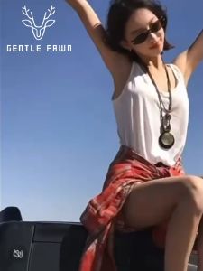 Gentle Fawn Kacamata Sunglasses Polarized Lens Anti Silau Model Kotak Terbaru Bahan Metal Kokoh Fashion Wanita Pria 8705X