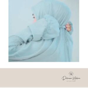 Mukena Sparkling Dubai Dalanova 2in1 santorini luxury / mukena terbaru size jumbo