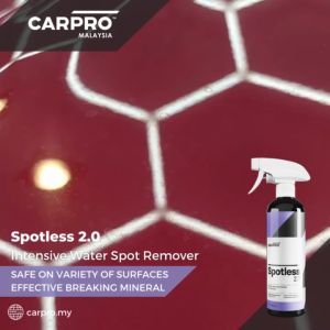 [SPECIAL PROMO] CARPRO Spotless 2.0 (500ml) (FREE Applicator Block) - Intensive Car Coating Water Spot Remover
