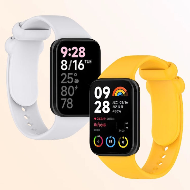 สายซิลิโคนสำหรับ Xiaomi Mi Band 8 Pro อุปกรณ์เสริมสำหรับนาฬิกาอัจฉริยะ ...