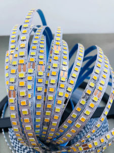 ฟิล์มจอแบนแบบยืดหยุ่นสองสี LED 3 สี ไฟส่องสว่างยาวแบบแขวน ไฟฟ้าติดฝ้าเพดาน อุปกรณ์เปลี่ยนไฟ