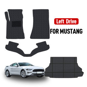 Custom Car Floor Mat For Ford Mustang 2015-2022 Waterproof Pad Car Mats Floor Covers Car Accessories