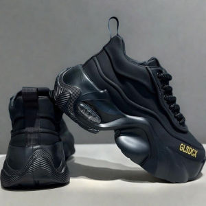 Mens Invisible Height Increasing Elevator Shoes Lace-up Sporty Sneakers Walking Shoes Running Sneakers Platform Sneakers Comfortable Thick-Soled Weight Light for Men Cushion Slip Resistant Work Casual