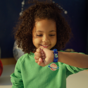 Flik Flak Croconauts (FBNP252) Blue RECYCLED PET Kids Watch