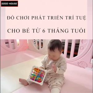 Đồ chơi giáo dục đồ chơi trẻ em MONTESSORI thông minh hộp đan dây cho trẻ nhỏ trẻ sơ sinh bé trai bé gái 6 9 12 tháng
