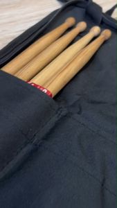 กระเป๋าไม้กลอง MAKANA ผ้ายีนส์ สีน้ำเงิน ขนาดใหญ่ ใส่ไม้กลองได้ 10 คู่ พร้อมสายคล้อง สายสะพาย ปรับระดับได้ | จัดส่งด่วนจากไทย