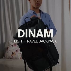 TORCH Dinam Travel Bag Tas Kerja Traveling Backpack Laptop Ransel Pria Wanita Water Resistant