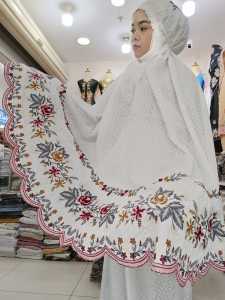 MUKENA BORDIR BUKITTINGGI MOTIF KELILING SUJI
