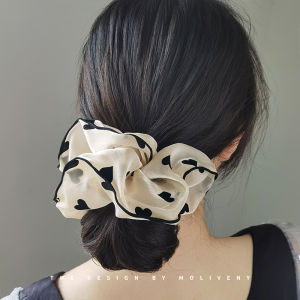 Large Size Fashionable Womens Hair Ties Satin Hair Bands Headscarves Hair Accessories Korean Style Summer New Arrival