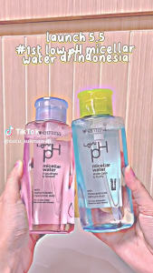 300 ML EMINA LOW PH MICELLAR WATER HYALUBRIGHT & SMOOTH MADE-CALM & PURIFY 300 ML PEMBERSIH WAJAH MAKEUP REMOVER CLEANSING FACE