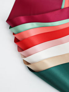 Ruy Băng Lụa Hai Mặt 10cm Ruy Băng Satin Cho Quà Tặng Đám Cưới DIY Vật Liệu Thủ Công Bao Bì Cao Cấp