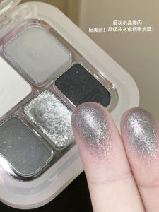 HERORANGE Five Color Eyeshadow Palette Pearl Matte Shimmer Earth Tone Waterproof Sweatproof Color Correction Eye Makeup Long Lasting