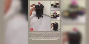 IDM Rak Putar Multi 3 Susun Besi Aesthetik Minimalis
