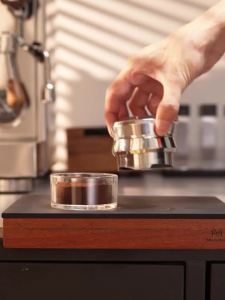 Muvna | MUVNA 58.35mm Espresso Gravity Distributor Tool - Adaptive Coffee Distributor Leveler Automatic Depth Setting Full-metal SUS304