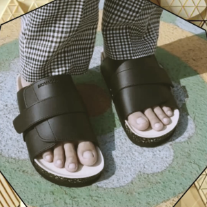 Inovable Sandal Casual Pria Wanita | Ringan Nyaman & Anti Slip - Vero - Black x Brown