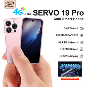 SERVO | SERVO 19PRO 4G LTE Mini Smartphone Android 12.0 System 6GB+128GB Play Store WiFi Face Unlock Dual SIM 3.88" Pocket Smart Phones
