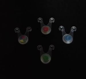 Dây Đèn Cắm Trại Bằng Silicon Nhiều Màu LED Với 3 Chế Độ Chống Nước Chạy Bằng Pin Cho Lều Xe Đạp Móc An Toàn
