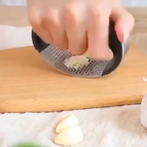 Nipiin Garlic Press Crusher Stainless Garlic Presser with Comfortable Grip Garlic Mincer Crusher