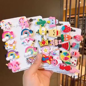 Jepitan Rambut Anak Perempuan Lucu Jepit Rambut Set 10 Pcs Karakter Motif Kartun Imut Murah