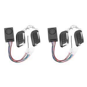 ALLOYSEED | 36-72V Anti-Theft E-bike Alarm Scooter Security Remote Control Detector Alarm for Outdoor Hiking Bike Supplies