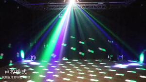 50W Disco Ball Lights LED Red Green Laser Remote Control DMX512 Stage Lights Strobe Wedding Christmas Day Ambient Lights