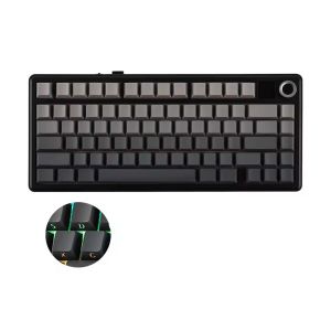 Bàn Phím Cơ Chơi Game AULA F75 MAX 75% Có dây/BT/2.4G Hot-Swap RGB Thể Thao Điện Tử Với Màn Hình TFT Cho PC/Mac - Đèn Nền Nhiều Màu