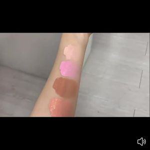 HERORANGE Liquid Blush Stick Multi-use Cheek Rouge Soft Cool Tone Long Lasting Blush Pigment Easy To Blend Korean Dolly Makeup