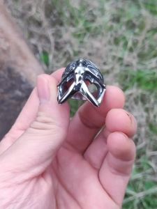 Năm 2022 Nam Gothic Punk 3D Hình Dạng Cơ Thể Nhẫn Inox Cổ Điển Cưới Ban Nhạc Thời Trang Món Quà Trang Sức Miễn Phí Vận Chuyển