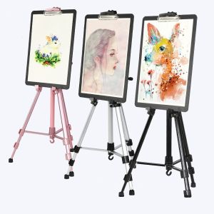 Foldable Adjustable Aluminium Alloy Sketch Drawing Easel Display Easel Artist Art Supplies