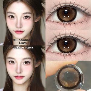 New Brown Large Diameter Colored Contact Lenses 6-Month Disposables