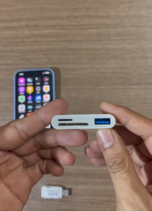 Cáp Chuyển Đổi ai_phôn Lightning 3in1 đọc thẻ nhớ USB dành Cho ai_phôn IOS 13