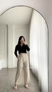 Celana Kulot Linen Highwaist Premium - Trend Wanita Kulot Hight Quality Premium