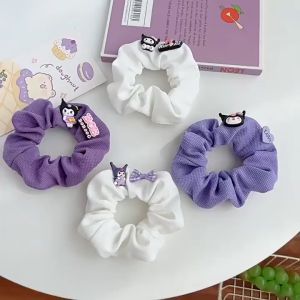 Ikat Rambut Tebal Karakter Sanrio Lucu Scrunchie Karakter Sanrio Lucu