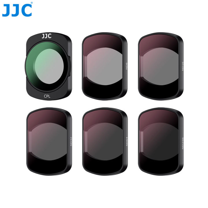 JJC Bộ lọc cho DJI OSMO Túi 3,4 gói CPL NDV2-32 NDV64-1000 Đen Mist 1/4 ...