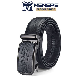 MENSPE Fashion Men’s Belt Business Leisure Belt Stylish Automatic Buckle Belt Second-layer Cowhide Waistband Stylish Simple Nice Waistband Durable Belt