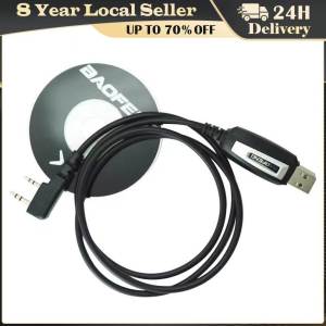 Waterproof USB Programming Cable WithDriver Firmware for BaoFeng UV5R/888s Walkie Talkie K Connector Wire