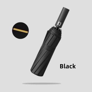 Full-Automatic Umbrella Stormproof for Rain Umbrella Wind Resistant Foldable Umbrella 24 Ribs Large High Quality Umbrella Stand