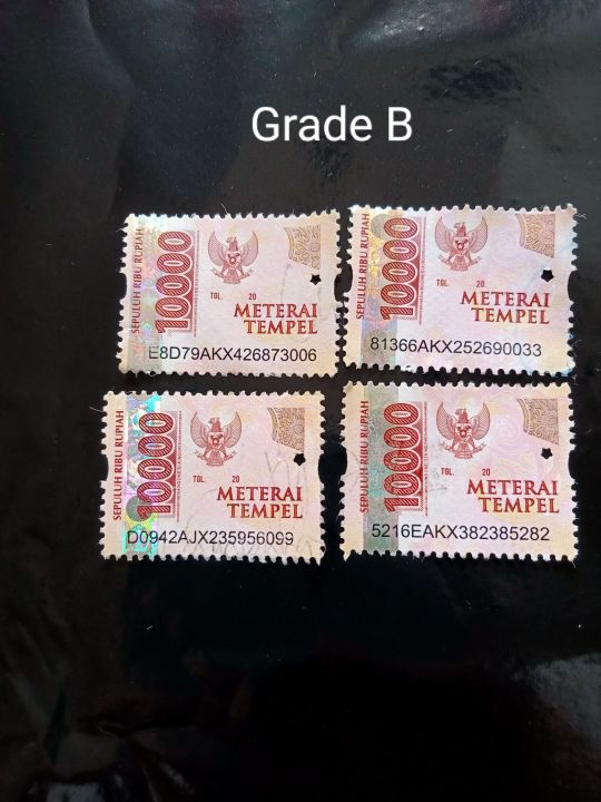 Materai 10000 Grade B ( 10pcs ) | Lazada Indonesia