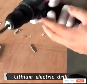 Dc battery cordless electric drill electric household electric drill screwdriver mini wireless power supply