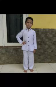 Baju Koko Anak Laki-laki 2024 Terbaru Motif Polos Umur 10-15 Tahun