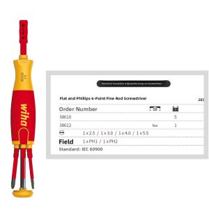 Wiha | Insulated Multi-Function Electrician Screwdriver Set