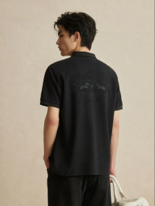 Cabbeen | Áo Polo Totem Thêu Mát Short Sleeve