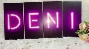 Hiasan Dinding Estetik & Huruf Abjad Custom Nama