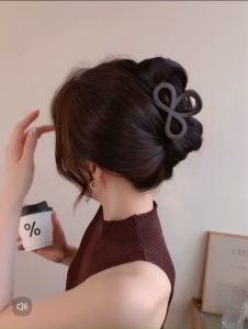 Kẹp tóc càng cua Doudou Kẹp tóc nữ Kẹp càng cua Kẹp gắp tóc nữ Cặp tóc nữ Kẹp nửa đầu 8cm ZJ156