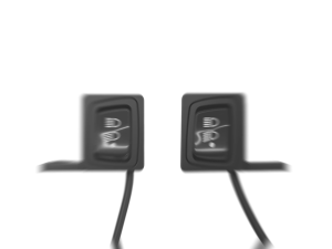 Motorcycle high/low beam switch button (left or right)