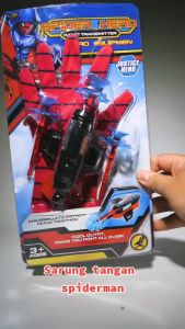 Toys - Mainan Anak Sarung Tangan Spiderman Shooter Tembak Jaring Spider Super Hero