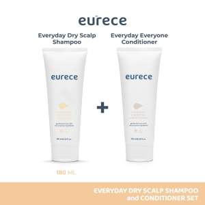 (1 free 1) eurece EVERYDAY DRY SCALP SHAMPOO and CONDITIONER แชมพูสำหรับหนังศีรษะแห้งและครีมนวดบำรุงผม